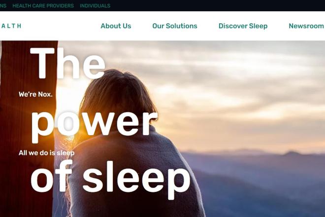 睡眠健康公司 Nox Health 获美国私募基金战略增长投资，加速开发睡眠诊断技术及服务