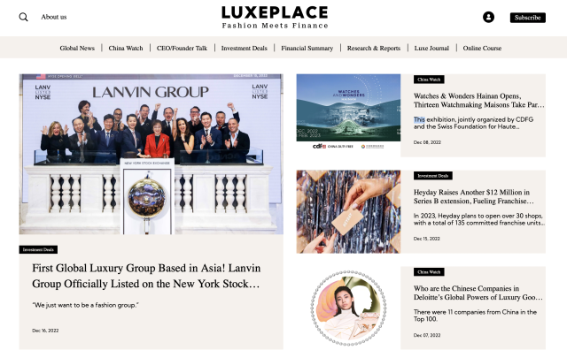 Welcome to LuxePlace.com, Where Fashion Meets Finance