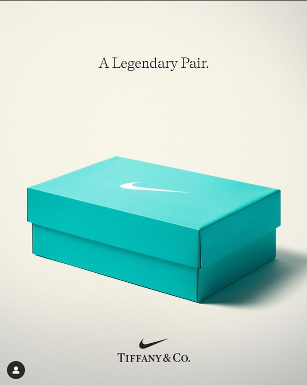 当 Nike 鞋盒染上蒂芙尼蓝，“跨界联名”打开了新的想象空间