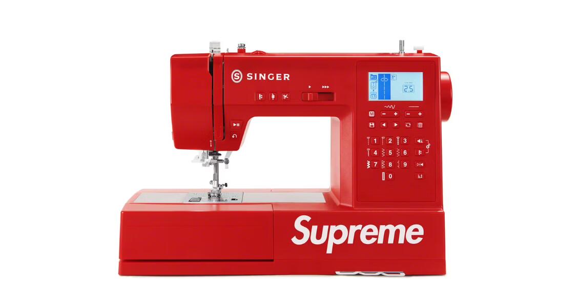 纽约潮牌 Supreme 最新联名对象：百年缝纫机品牌 SINGER（胜家）