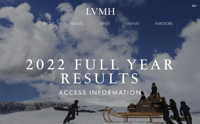 LVMH 集团去年自由现金流超100亿欧元，路易威登年收入首次突破200亿欧元