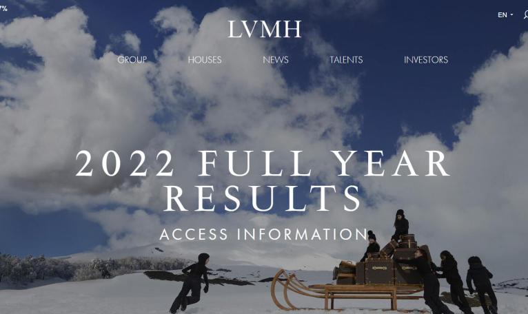 LVMH 集团去年自由现金流超100亿欧元，路易威登年收入首次突破200亿欧元