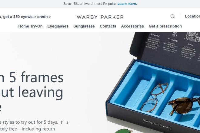 Warby Parker 2022财年净收入增长10.6%至 5.981 亿美元