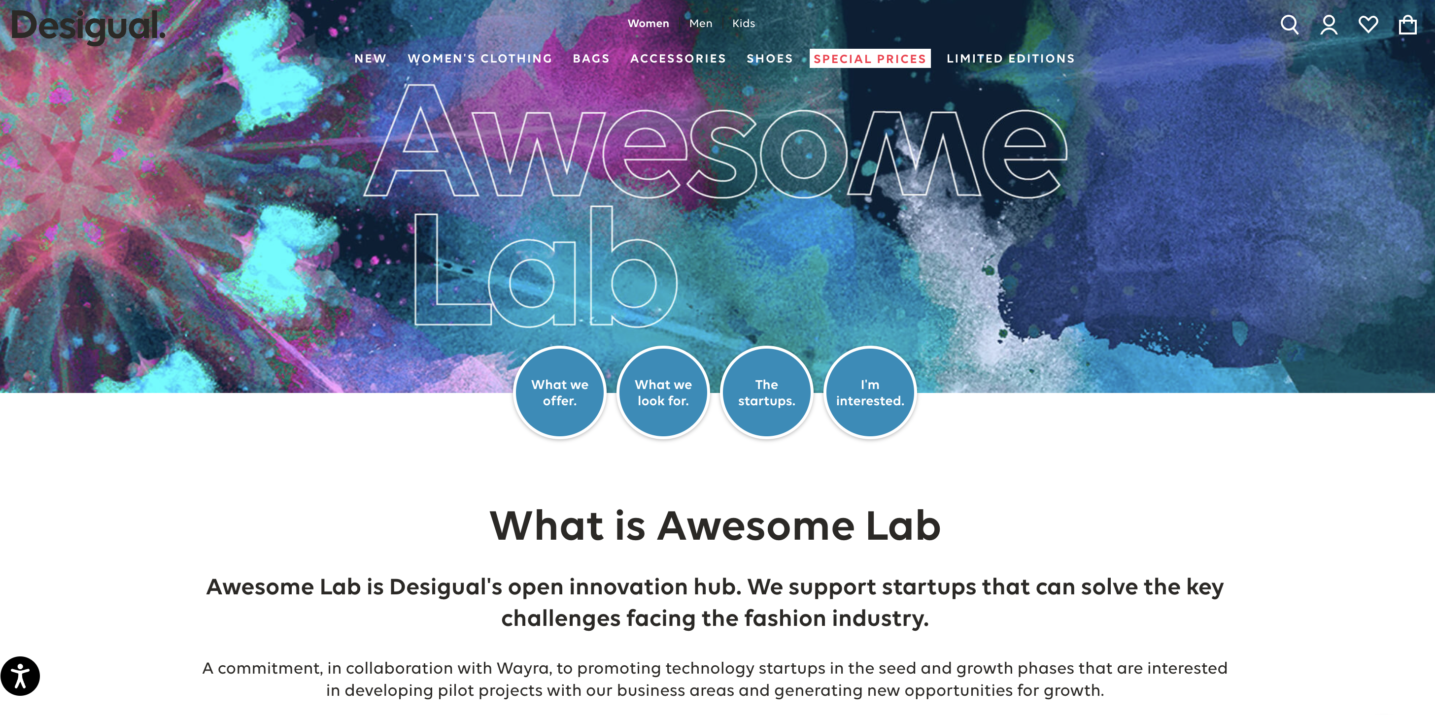 西班牙时尚品牌 Desigual 推出第二届 Awesome Lab 创业孵化器项目