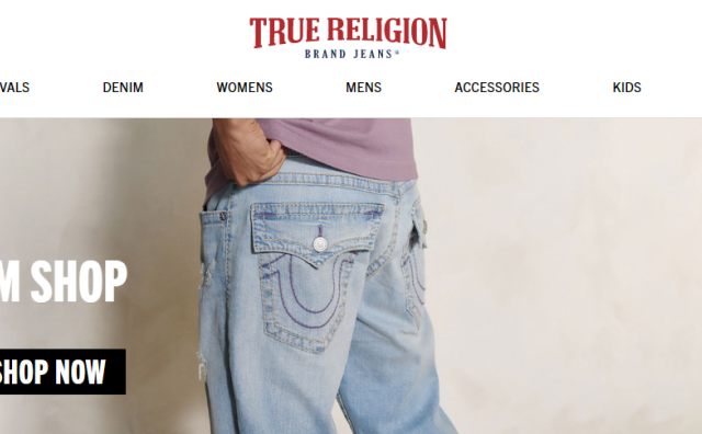 美国高端牛仔品牌 True Religion进军中国市场，计划到2028年开设108家门店