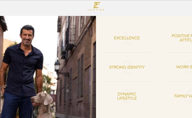 葡萄牙足球巨星菲戈创立个人时尚品牌 LF