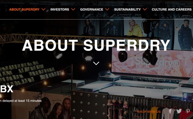 英国潮牌 SuperDry 计划发行新股筹资1200万英镑