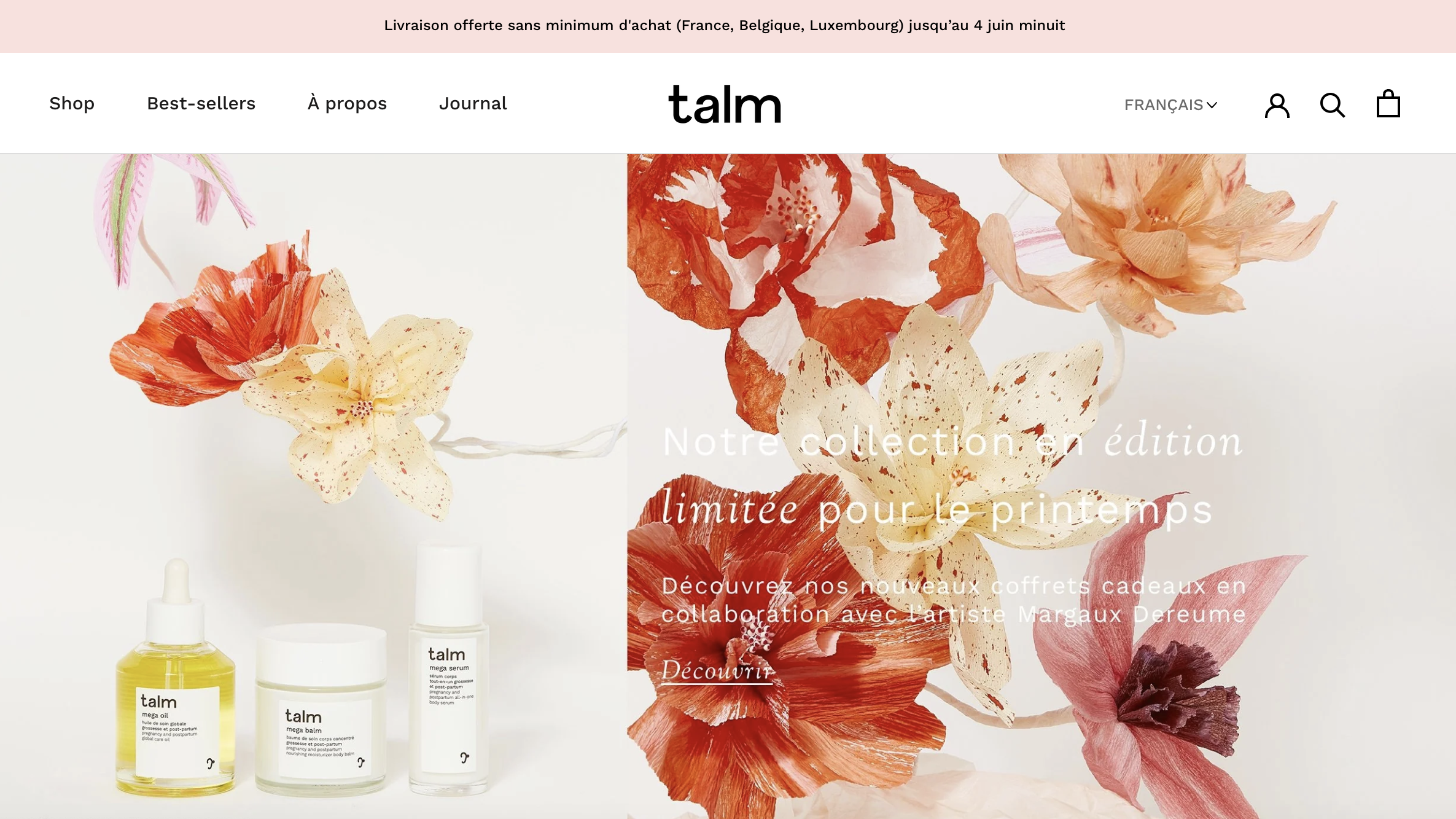 法国天然母婴护肤品牌 talm 获欧缇丽创始人夫妇少数股权投资