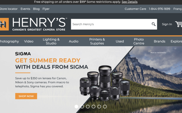 加拿大百年数码影像零售商 Henry’s 被私募基金收购，将发力线上线下无缝购物体验