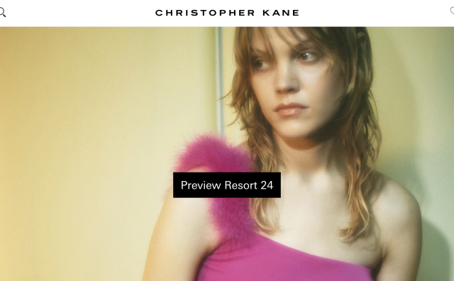英国著名设计师品牌 Christopher Kane 濒临破产 ，寻求再融资或出售