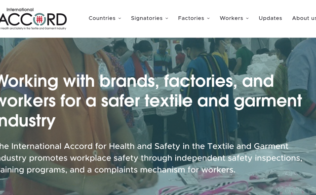 国际和谐基金会：200家品牌已签署《国际纺织服装行业健康与安全协议》