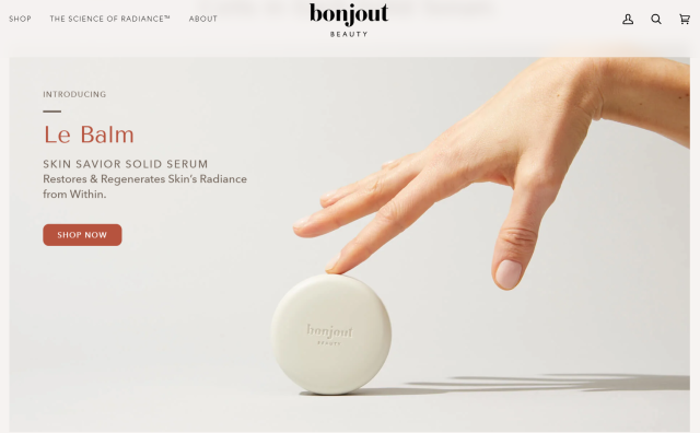 用无水配方打造可持续“固体精华”，法国药妆初创品牌 Bonjout Beauty 首款产品上市两周销售突破5万美元