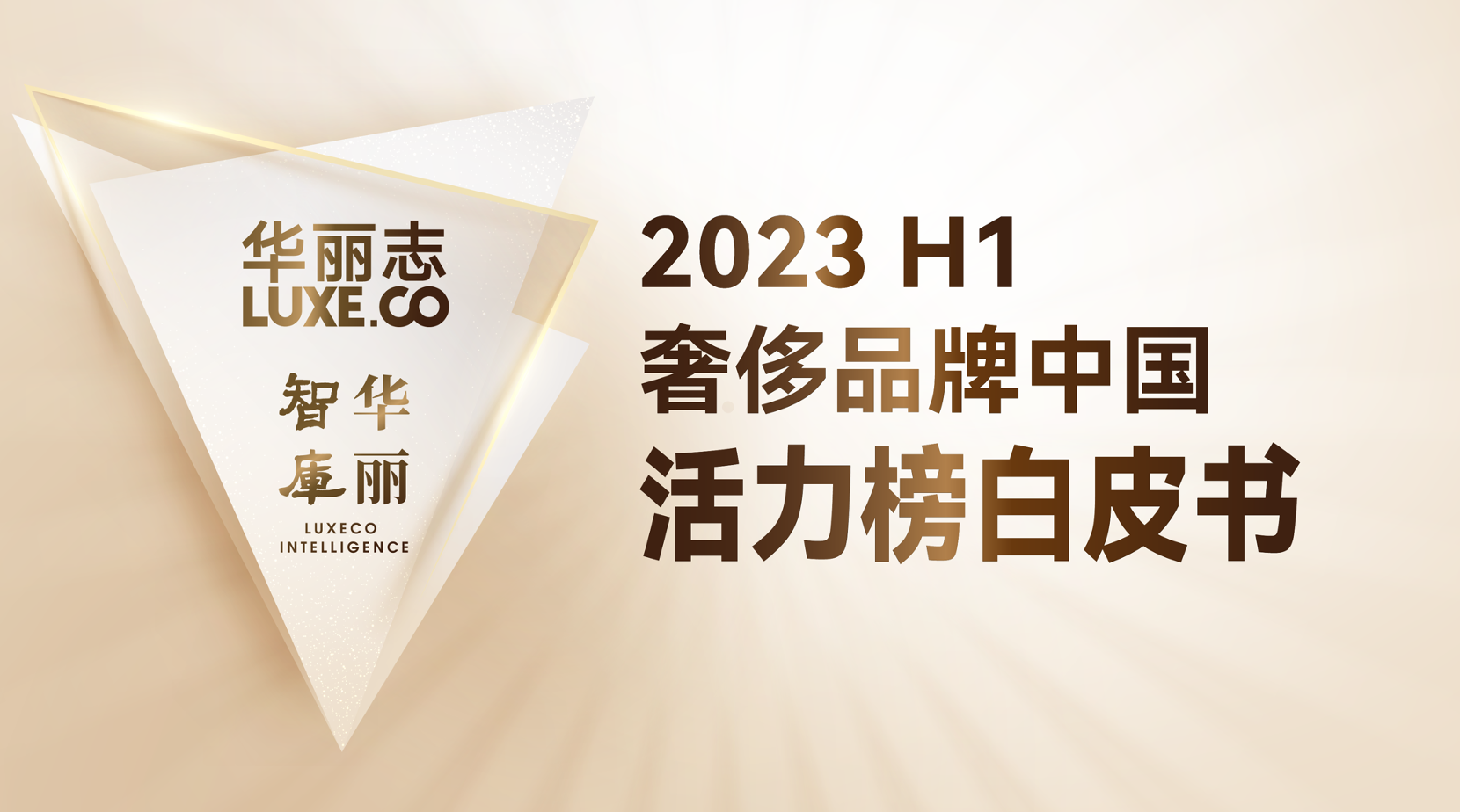 重磅 | 华丽志“奢侈品牌中国活力榜2023H1” 白皮书全文发布！免费下载，查阅Top20名单