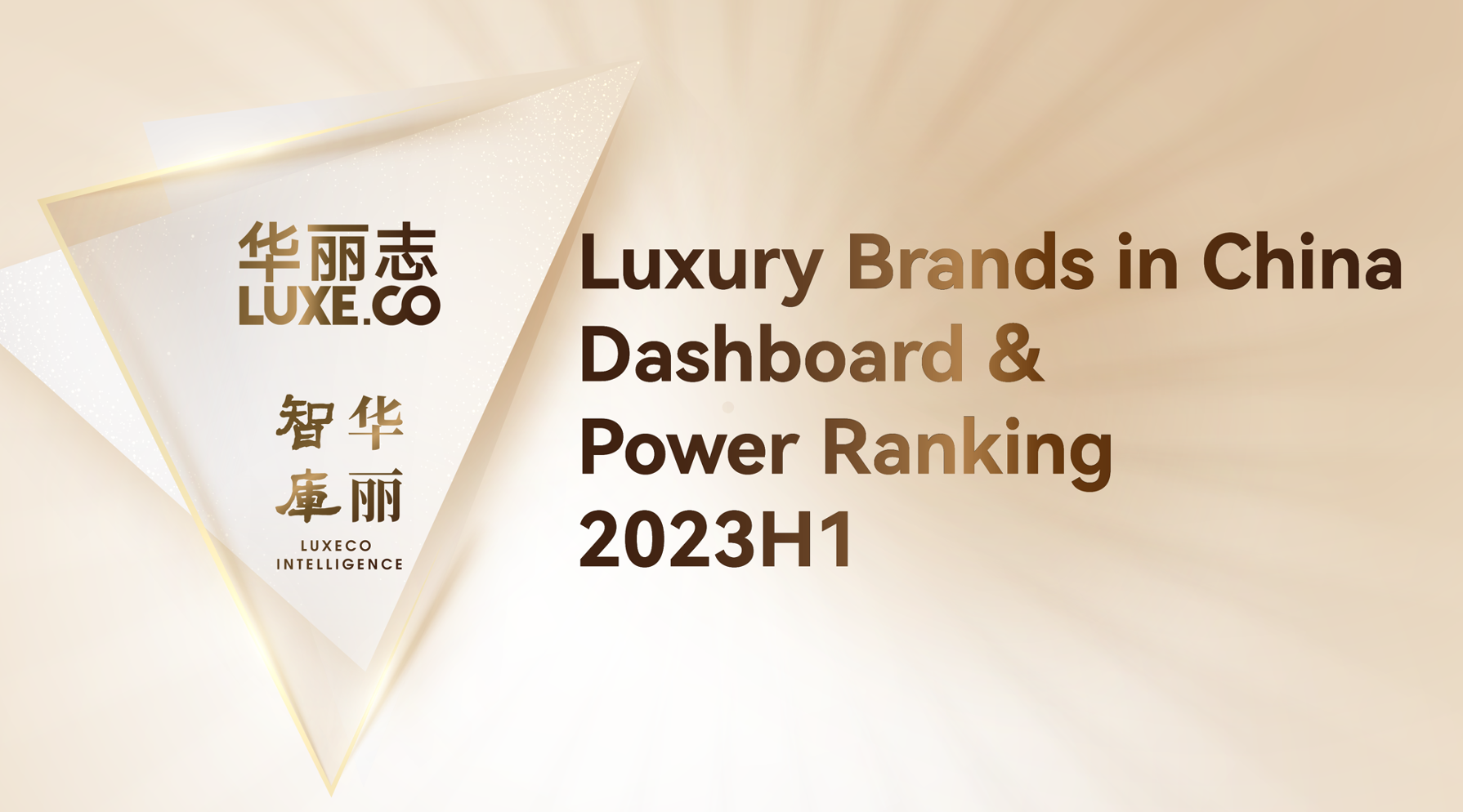 Exclusive Report (Free Download) | China Luxury Brands Power Ranking 2023 H1