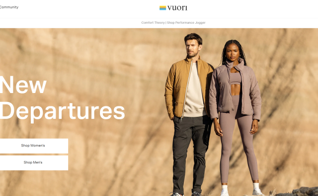美国功能运动服品牌 Vuori 谋划明年 IPO，目标市值超过40亿美元
