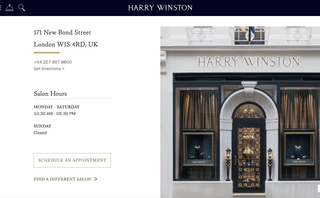 Swatch集团购入旗下奢华珠宝品牌 Harry Winston 伦敦邦德街旗舰店所在地产