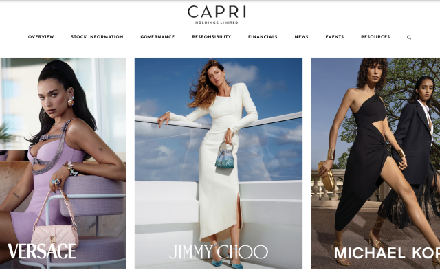 Capri集团上季度销售收入同比下滑8.6%，但全年现金流预计依然“强劲”
