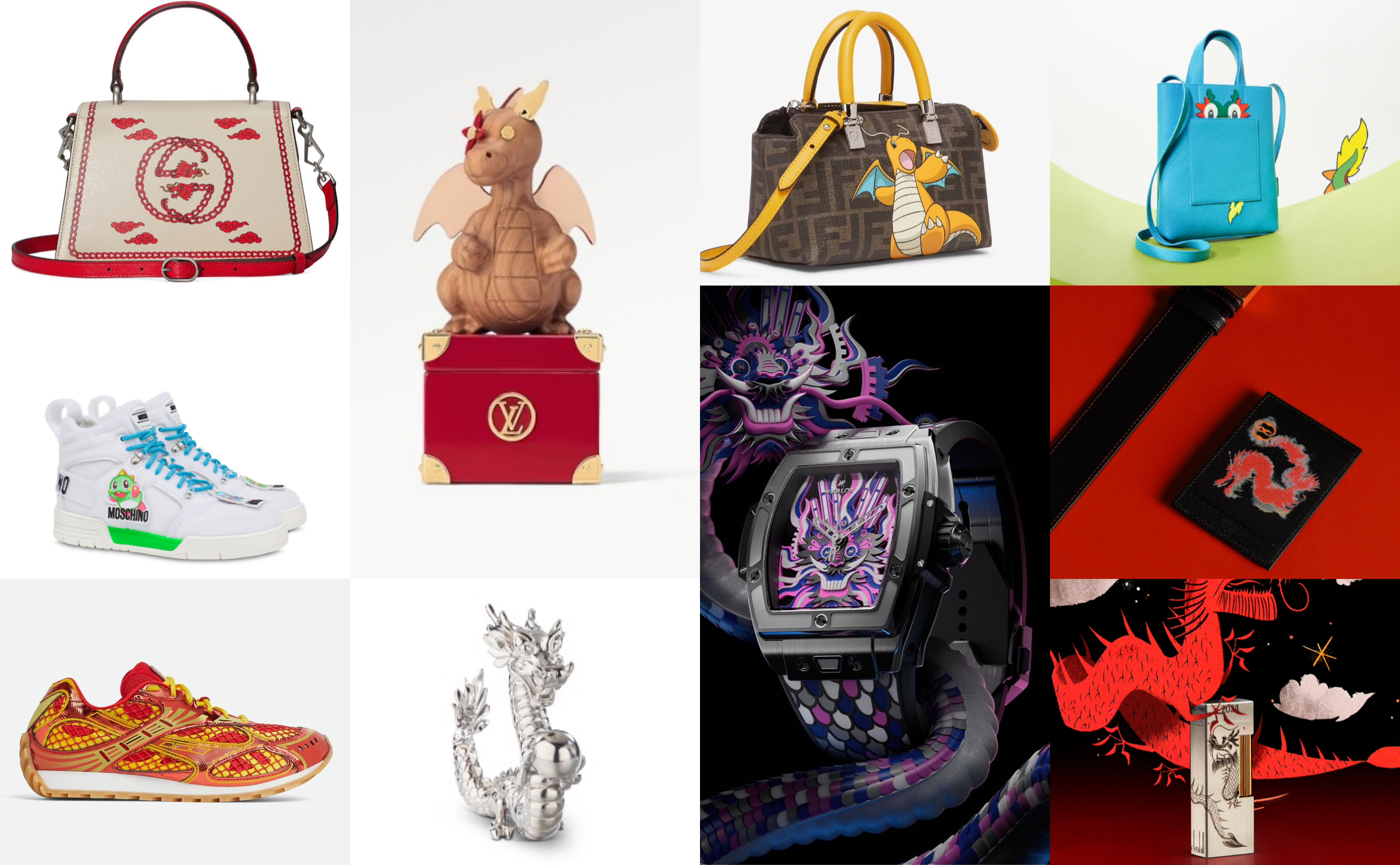 十家奢侈品牌演绎龙年生肖形象，你会 Pick 谁？