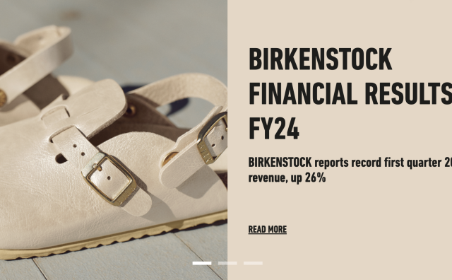 Birkenstock上季度营收突破3亿欧元，“闭趾鞋”首次超越“凉鞋”
