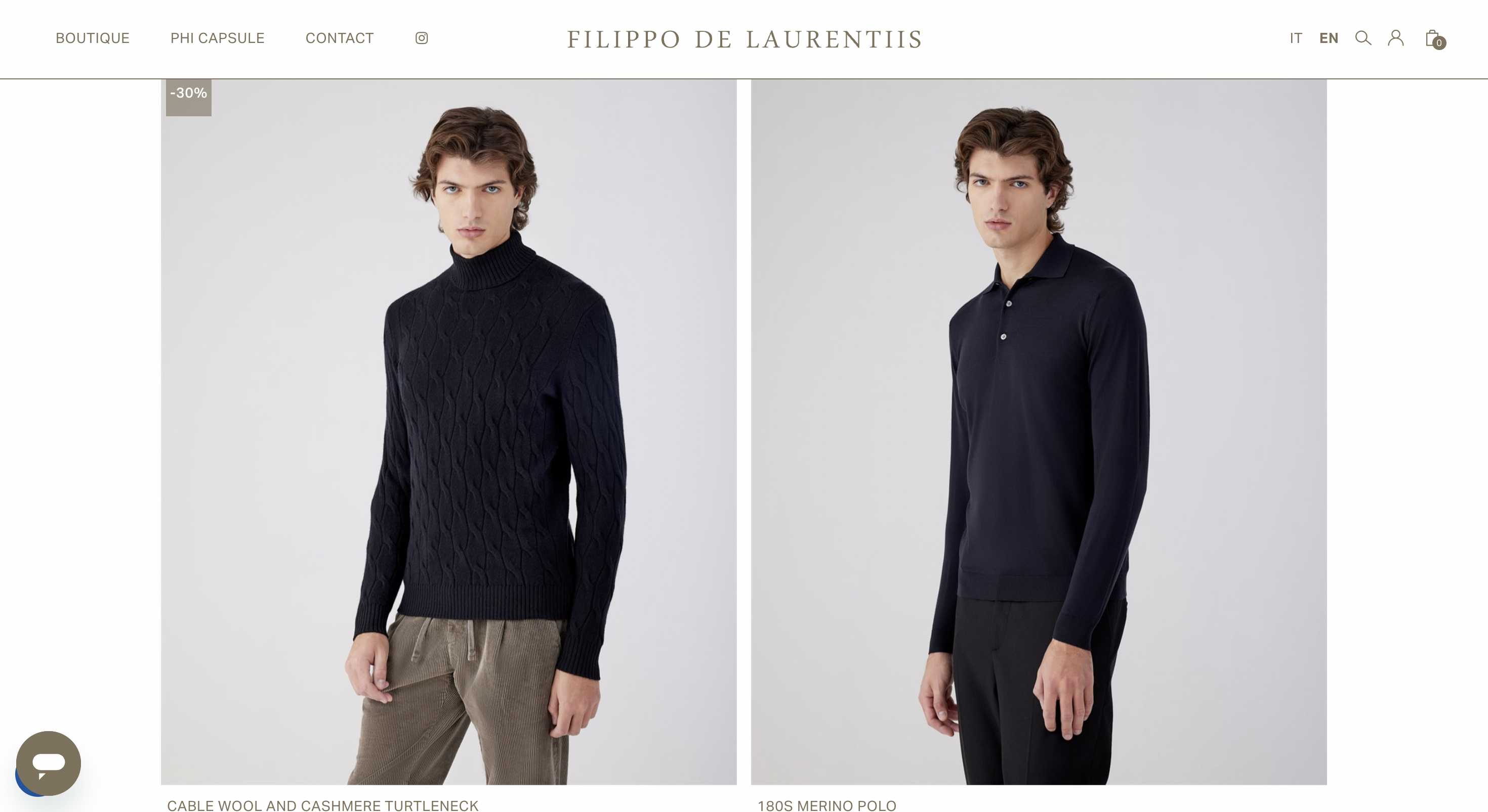 意大利投资集团 Quadrivio 收购意大利针织男装品牌 Filippo De Laurentiis 的母公司 51%的股份