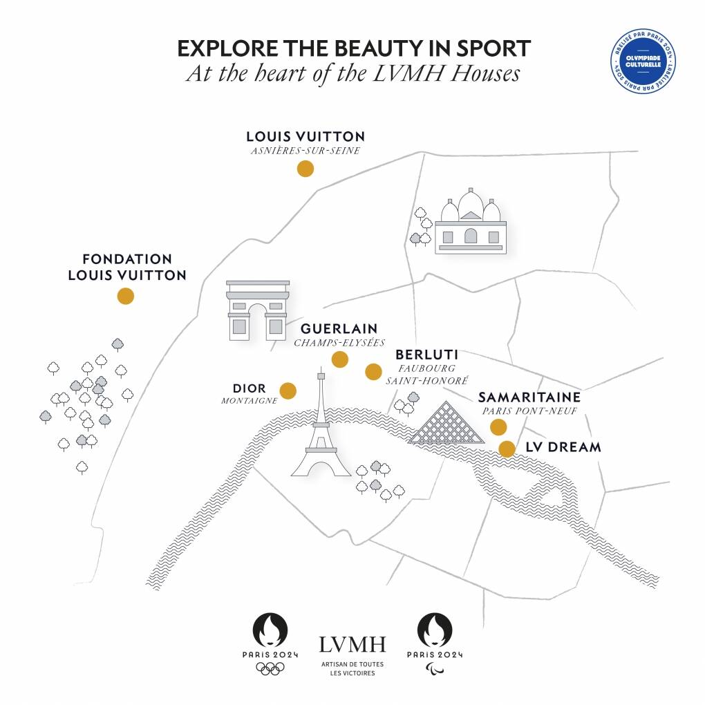 LVMH集团六大品牌将在巴黎奥运会期间举办艺术活动