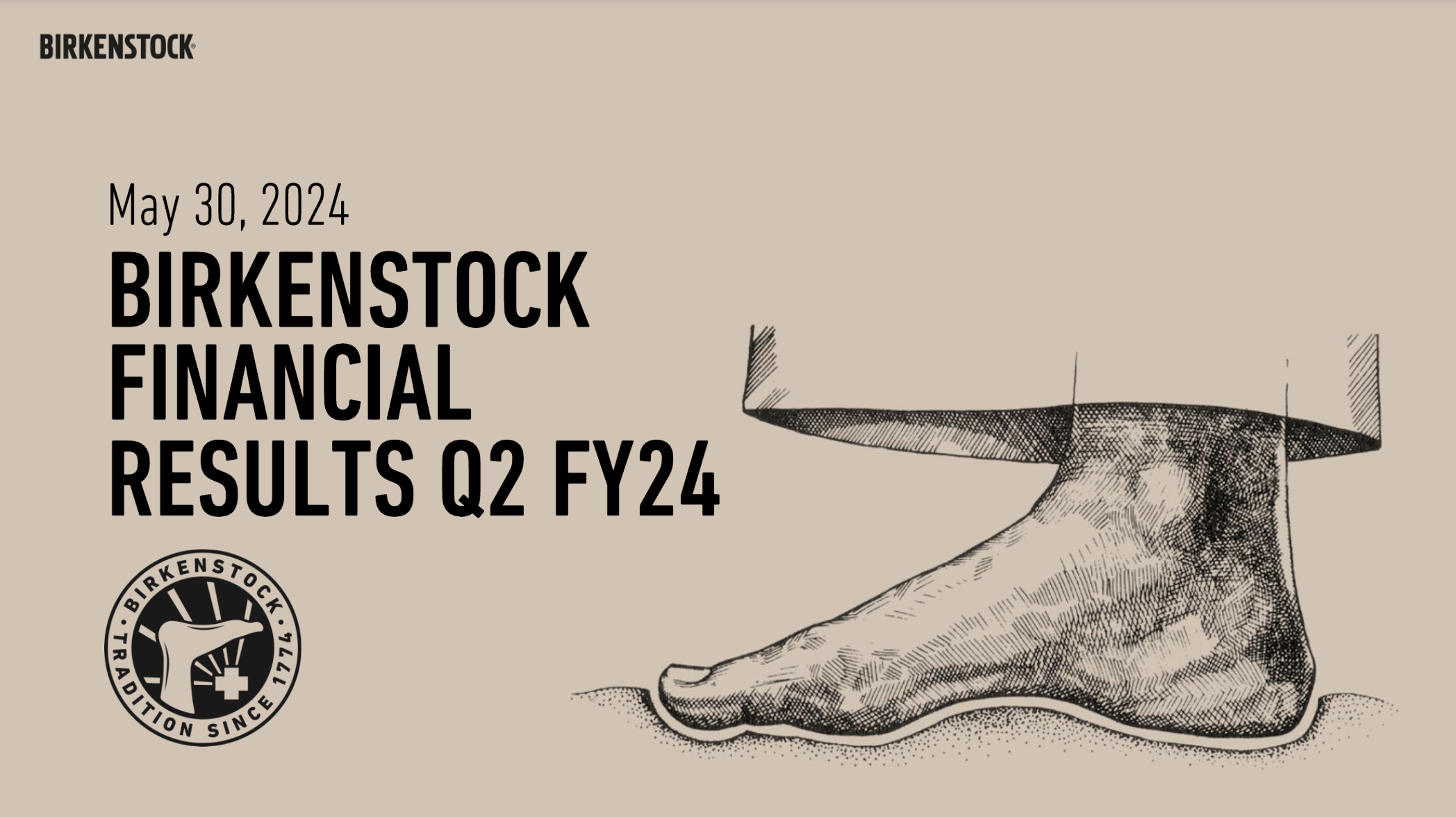Birkenstock 最新季报：“闭趾鞋”需求强劲，销售额同比增长22%