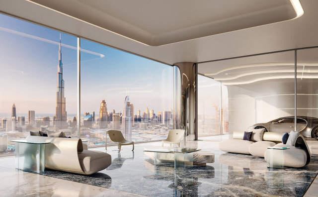 豪华跑车品牌布加迪在迪拜推出奢华房地产项目