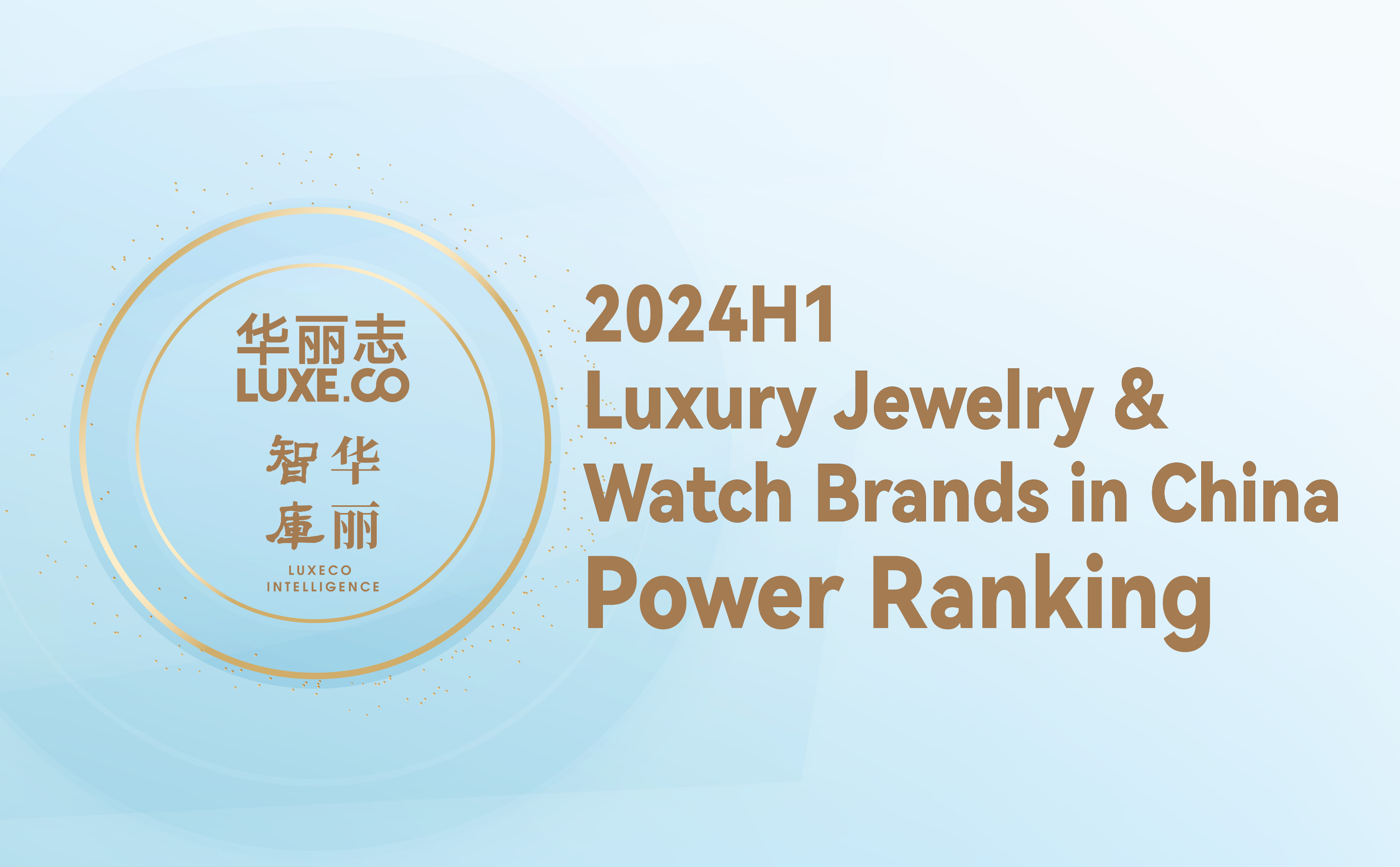 English Version：Luxury Jewelry &Watch Brands in China Power Ranking 2024 H1