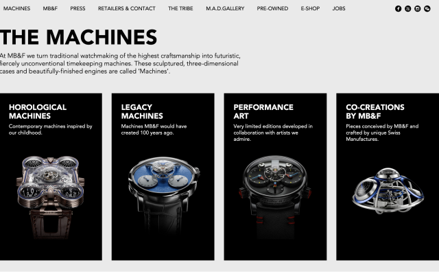 Chanel 收购瑞士独立制表师品牌 MB&F 25%股权