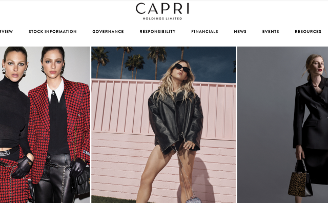 Capri 集团上财季营收同比下滑13.2%，CEO重申将坚决推进与 Tapestry的收购交易