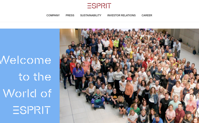Esprit 在法国被强制清算
