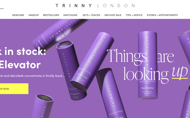 英国时尚节目主持人创办的美妆品牌 Trinny London 完成1500万英镑新一轮融资