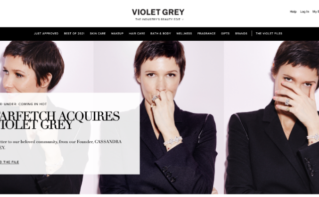 美国高端美妆零售商 Violet Grey 被创始人从 Farfetch手中购回