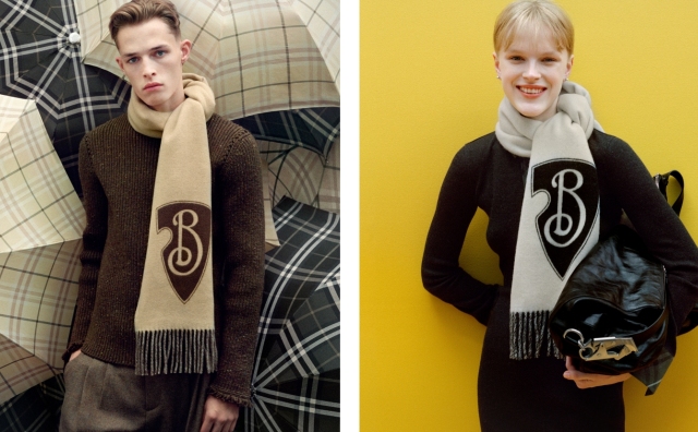 Burberry 用“人造蛛丝”做了款新围巾