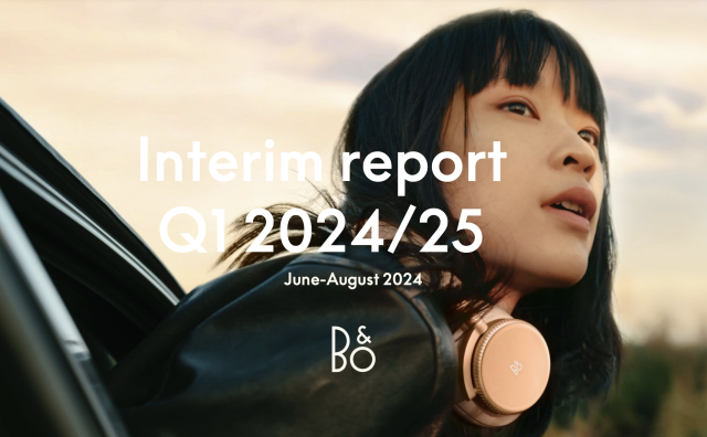 丹麦顶级视听品牌 Bang & Olufsen 上季度销售收入同比下降12%