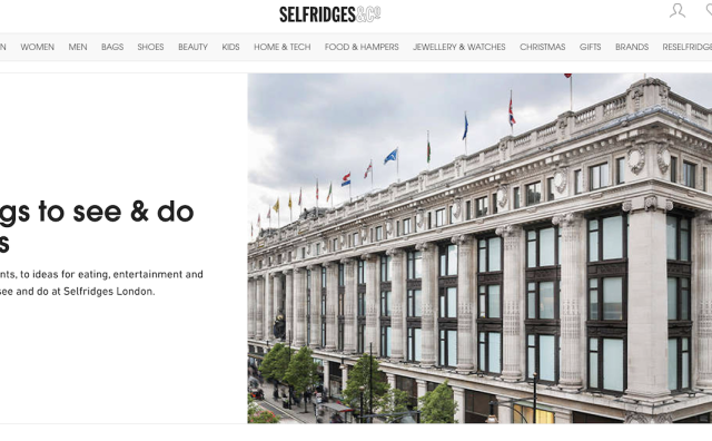 Selfridges 物业资产组合减值约6.39亿英镑