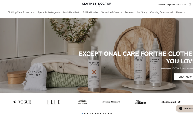 英国衣物护理创业公司Clothes Doctor 众筹近78万英镑，进一步拓展美国、欧洲和中国市场