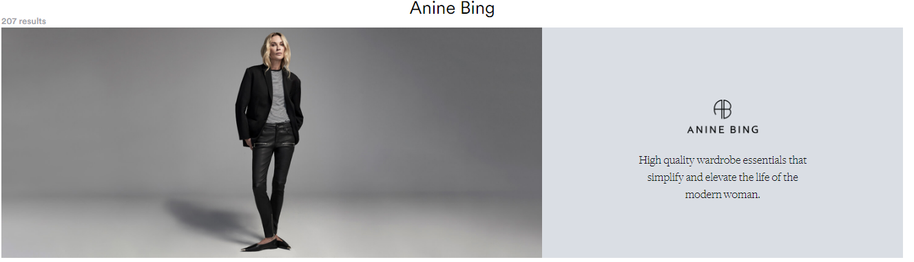 丹麦时尚博主创立的 Anine Bing 品牌全球总裁谈发展现状和规划