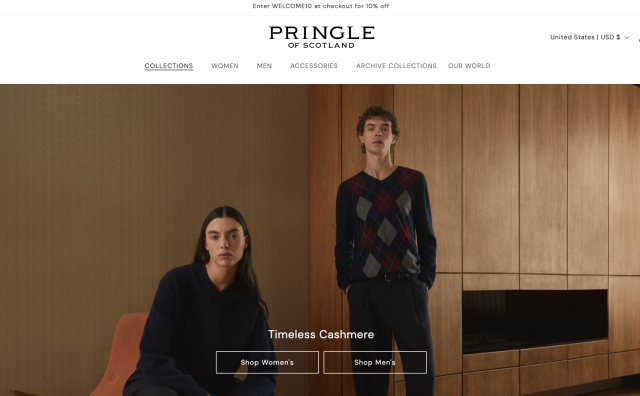 英国皇室毛衣品牌 Pringle of Scotland 被香港“纺织大王”家族出售