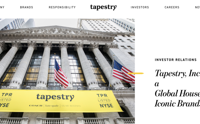美国法院正式叫停 Tapestry 收购 Capri 的交易，双方表示将上诉