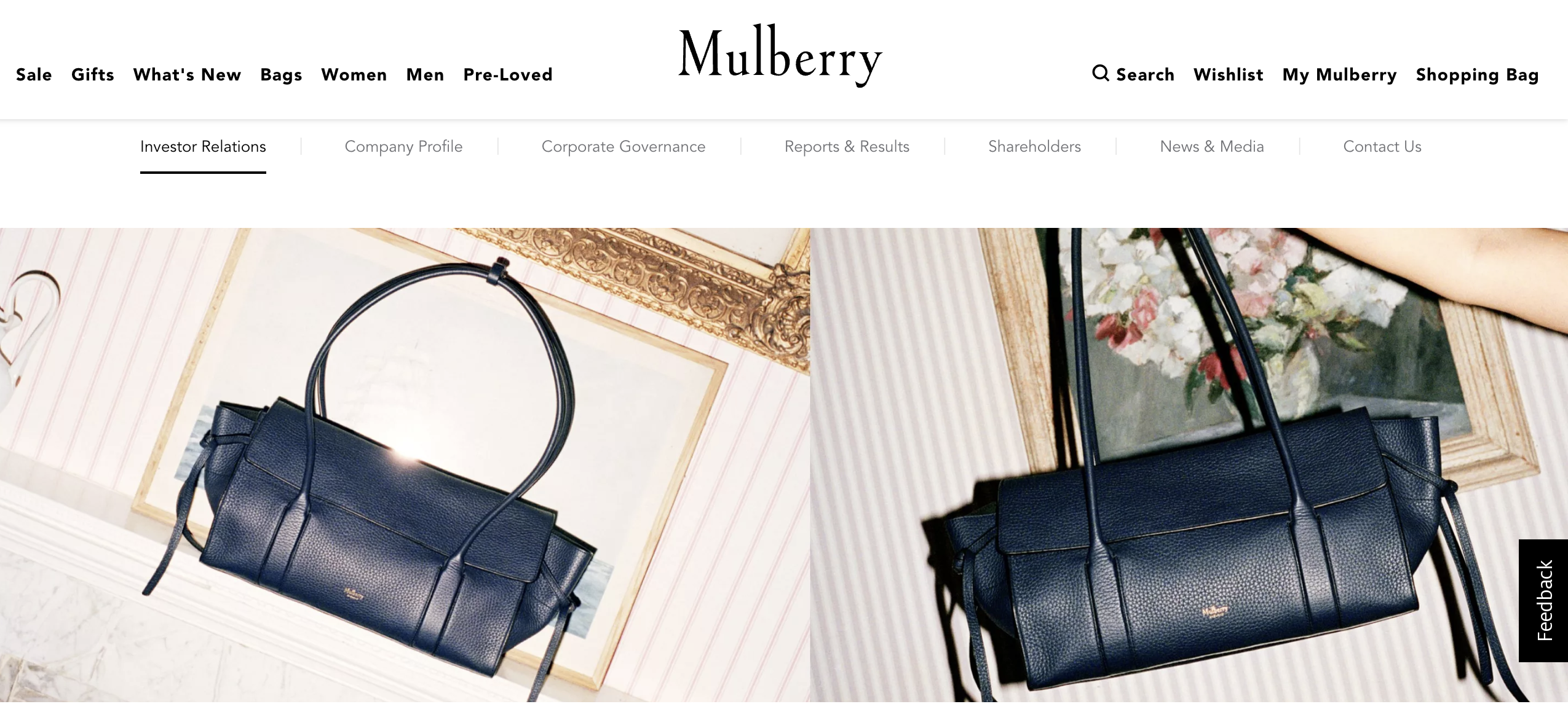 Mulberry 上半财年营收同比下降19%，中国零售额降52%