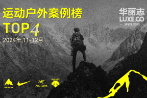哪些品牌入选运动户外TOP4？（2024年11月-12月）「华丽智库」