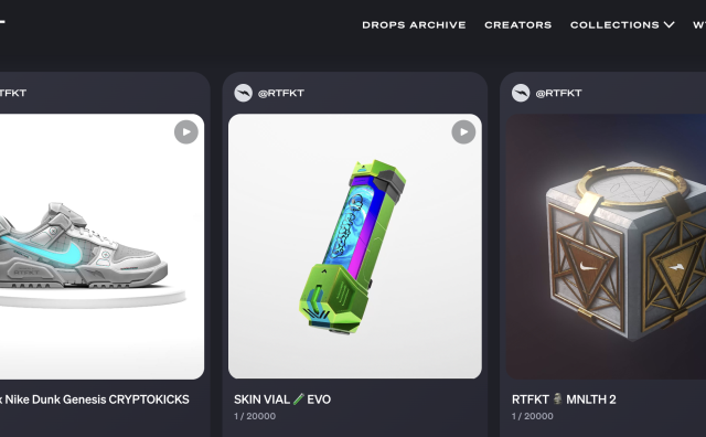 Nike 旗下虚拟运动鞋平台 RTFKT 将停止运营