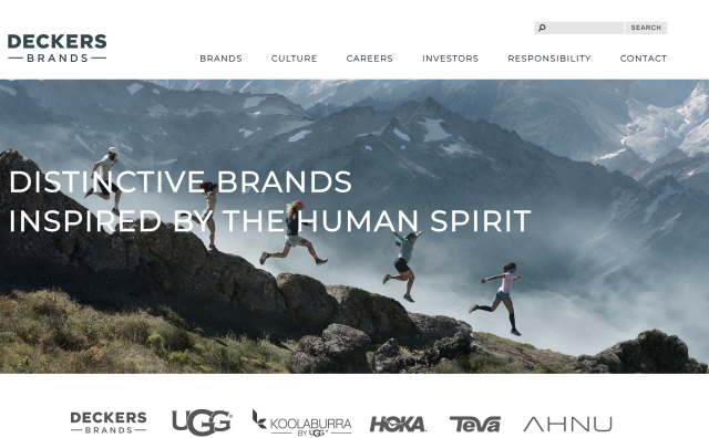 HOKA、UGG的母公司 Deckers 集团宣布一股拆六股，以吸引更多投资者