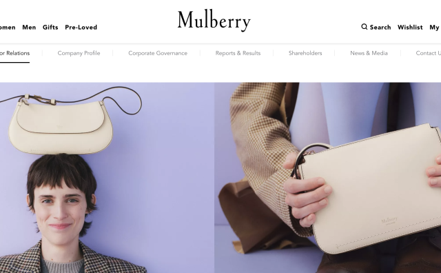Mulberry 上季度营收下跌18%，将聚焦英美市场，重塑英国生活方式品牌形象