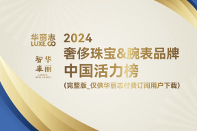 完整版「奢侈珠宝&腕表品牌中国活力榜2024」（华丽志订阅用户专供）