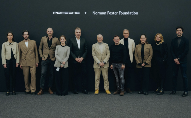 保时捷联手明星建筑师 Norman Foster 名下基金会，共同开展艺术项目