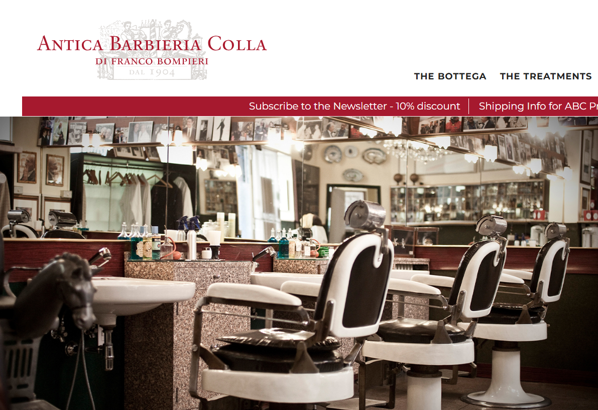 米兰百年男士理容沙龙品牌 Antica Barbieria Colla 2024年实现25%的增长