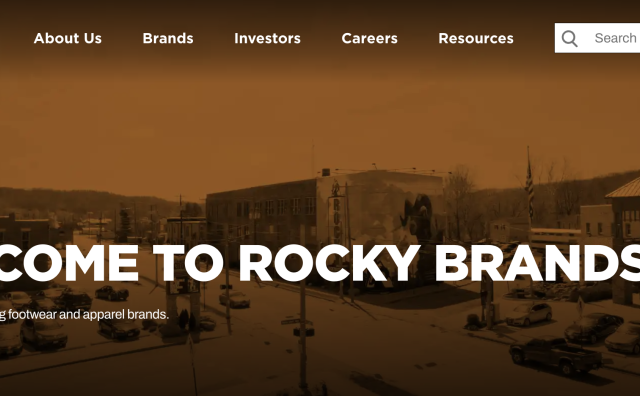 美国鞋履制造商 Rocky Brands 去年净销售额下滑1.7%至4.538亿美元