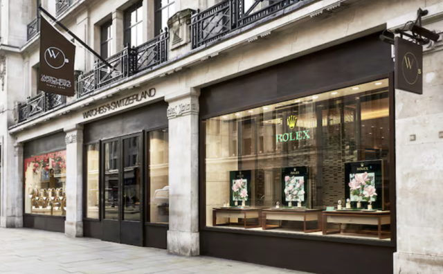 英国高端腕表零售商 Watches of Switzerland 将关闭16家展厅并裁员40人